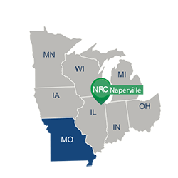 Map of NRC Region III