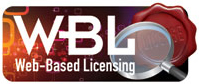 WBL Web Based Licensing login image